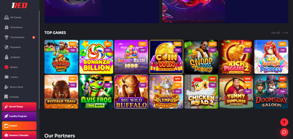 1red casino slots