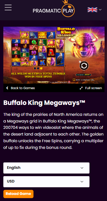 Buffalo King Megaways Slot Review - Best Online Slots Buffalo King Megaways Slot Review
